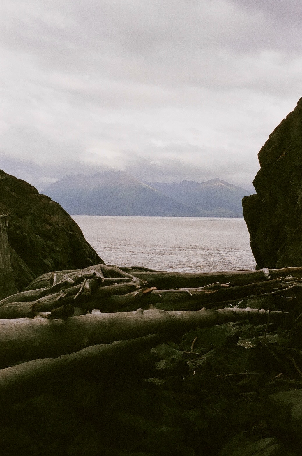film photo of beluga point