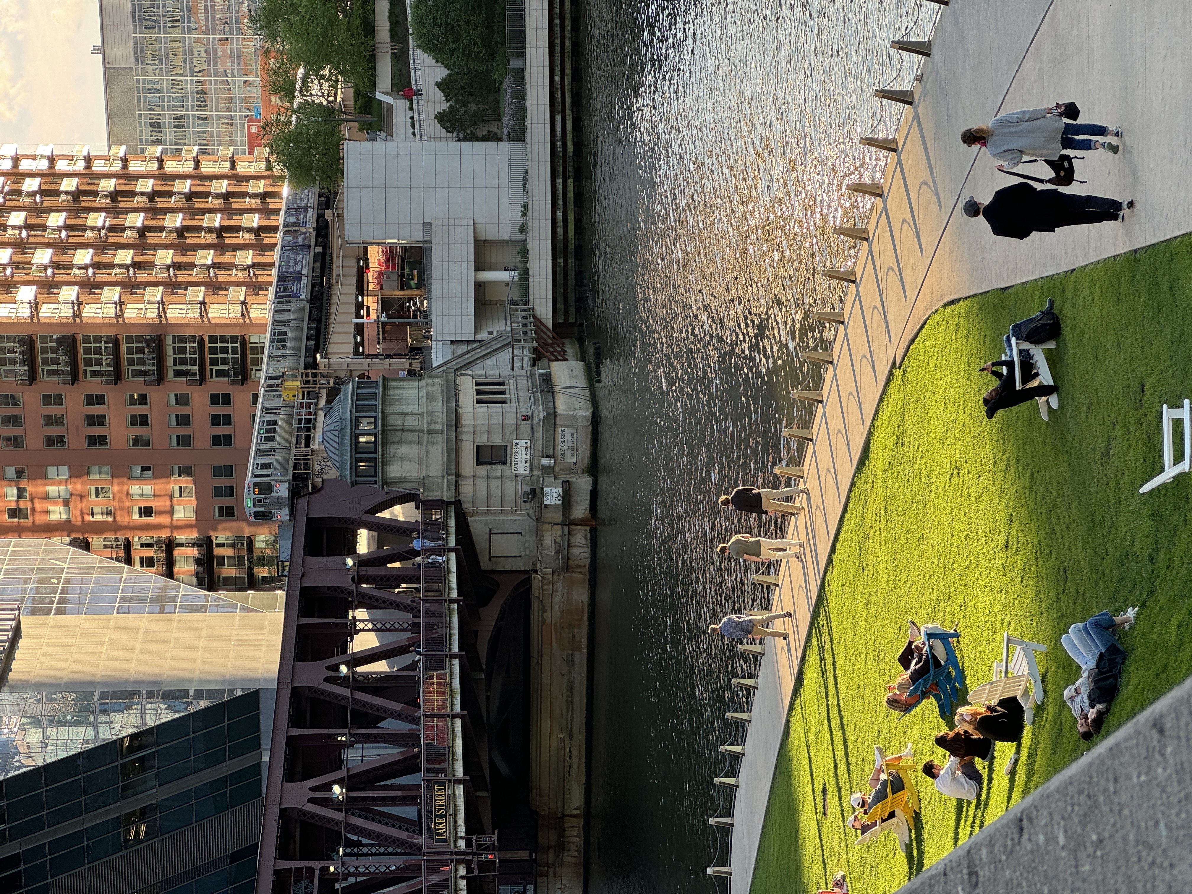 golden hour riverwalk