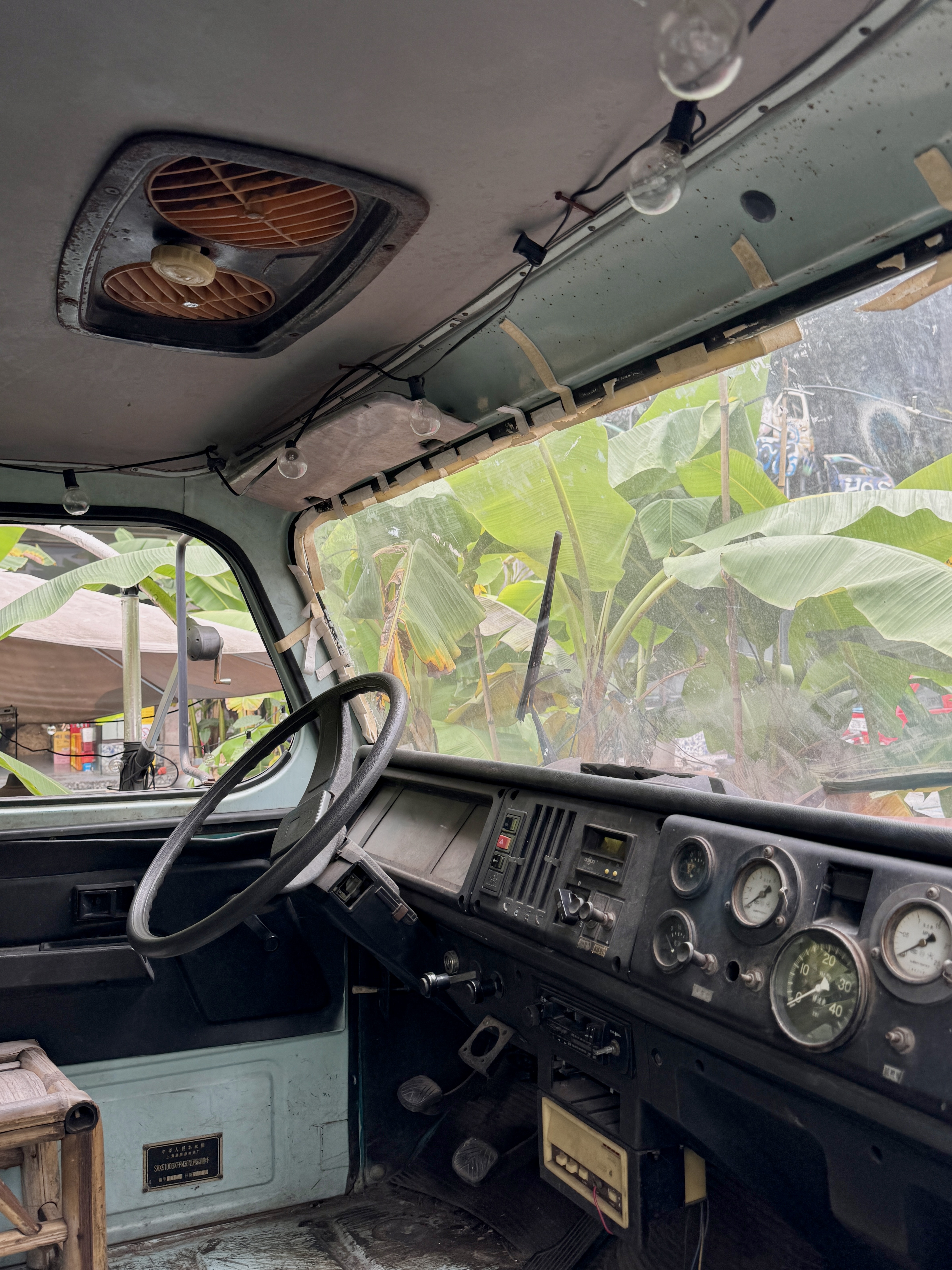 truck interior
