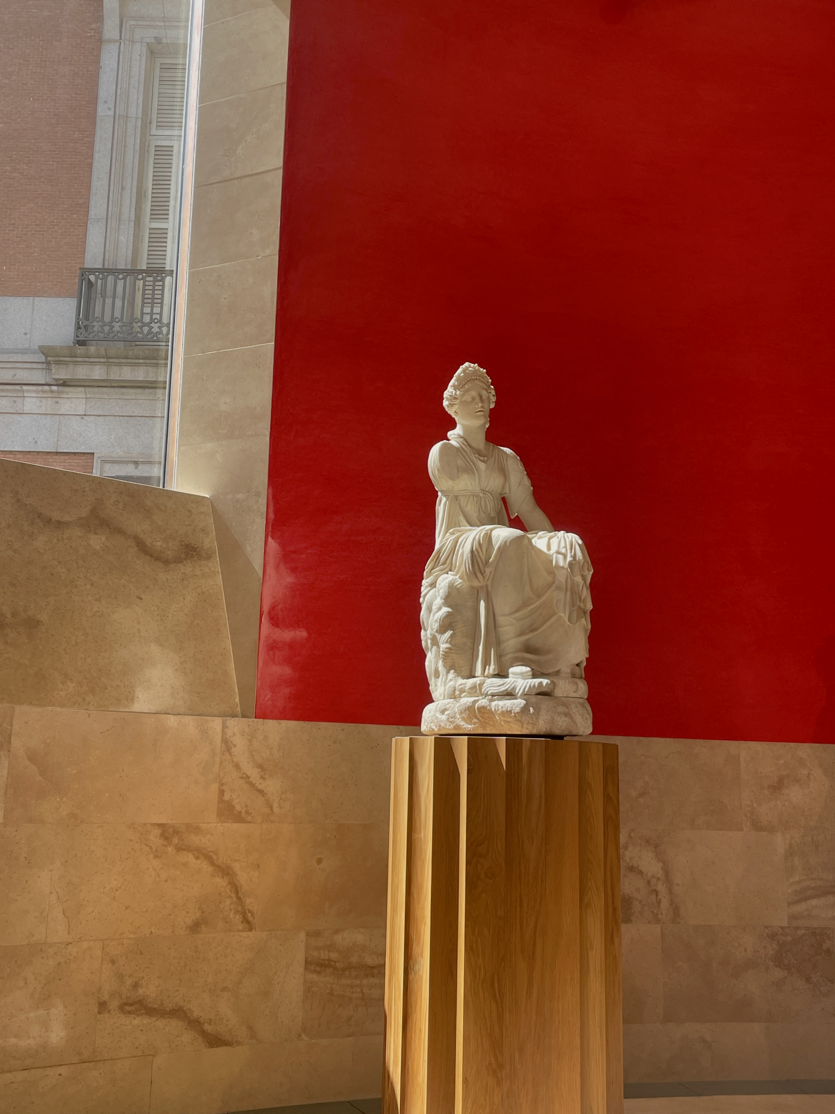 muse statue prado museum