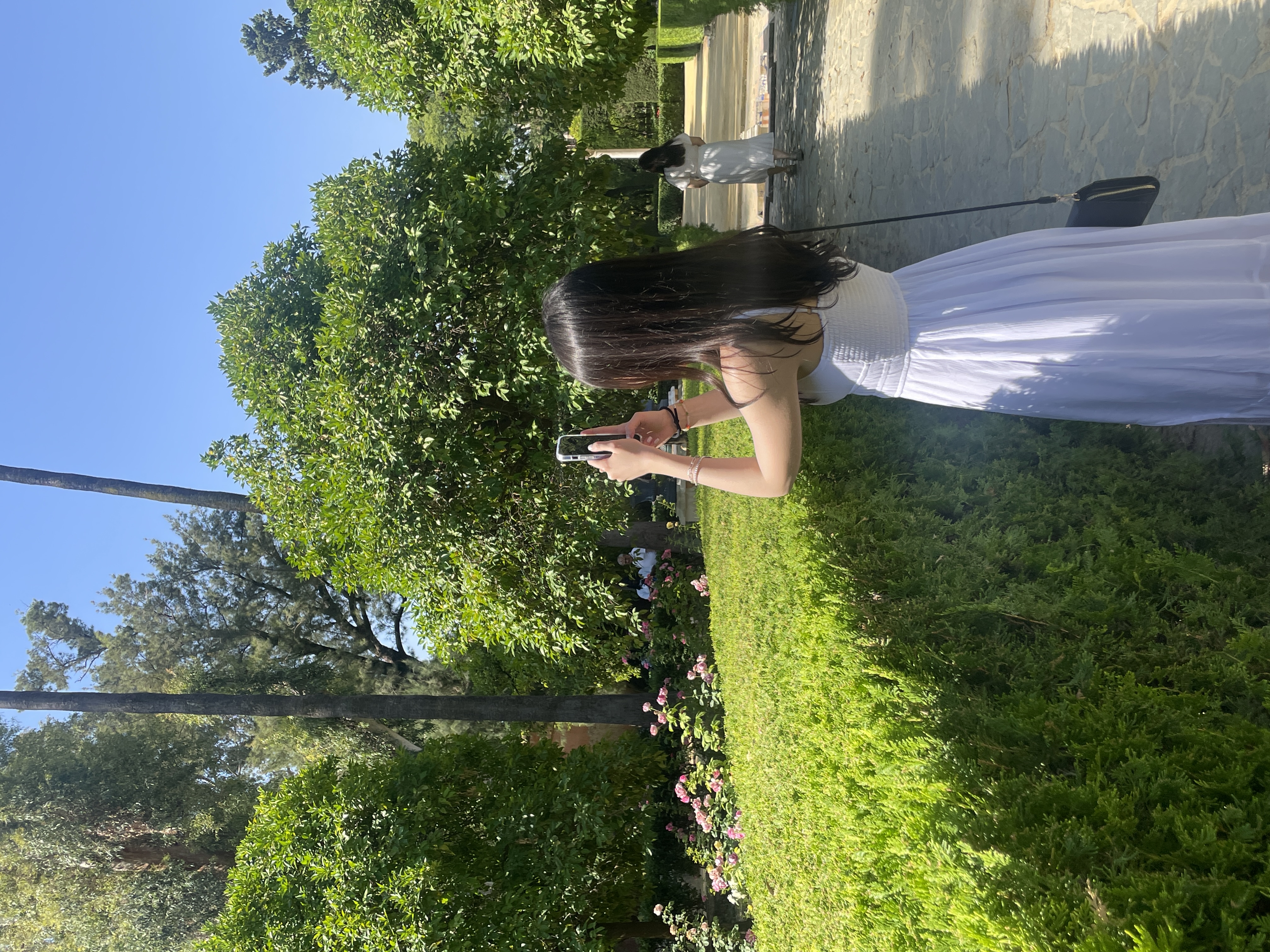 jamie in Royal Alcaraz garden