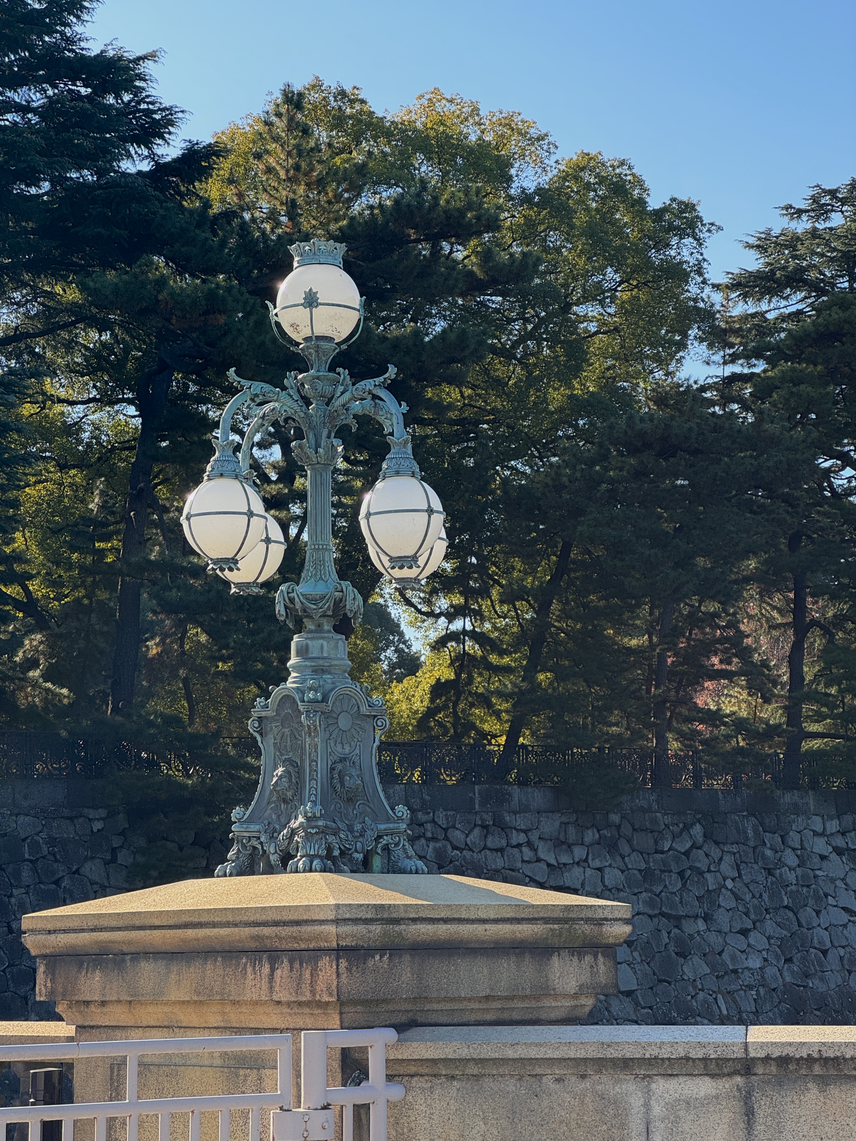 Tokyo Imperial Palace lamp post