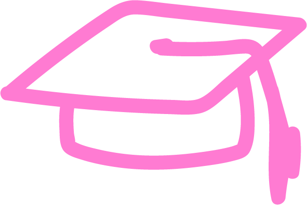 graduation cap doodle