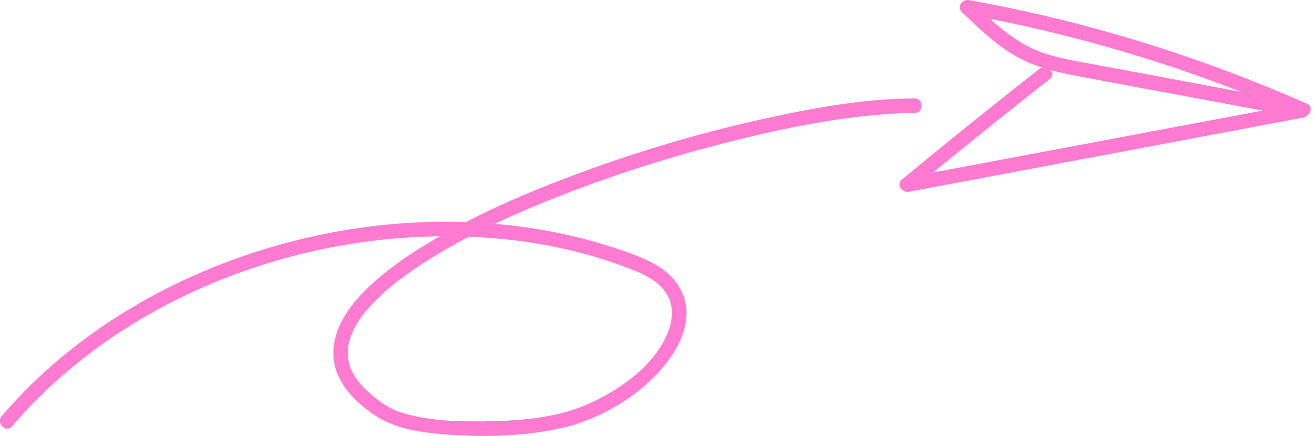 pink paper plane doodle